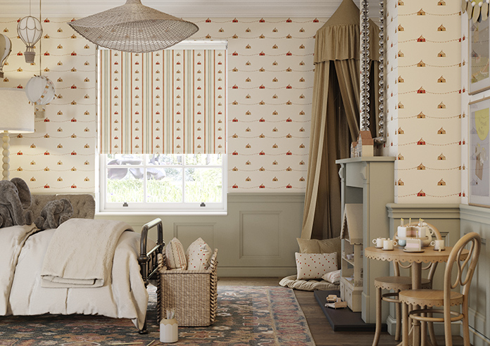 May Day, Tent Stripe Spice - Roller Blind - Image 3